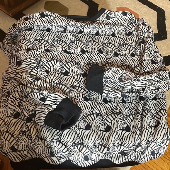 Adidas Youth Zebra Print Sweatshirt - Picture 4 of 4